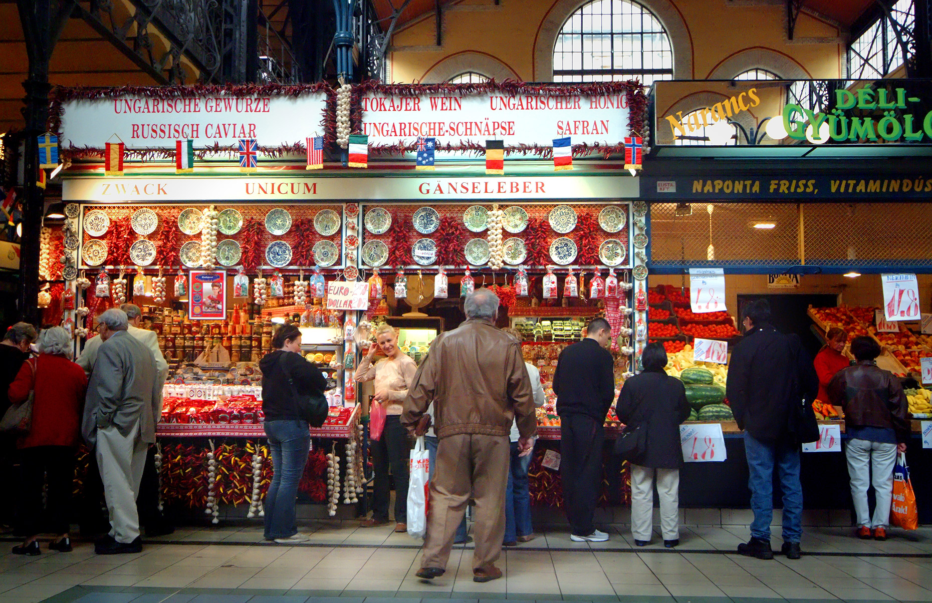 Market, Budapest Hungary
